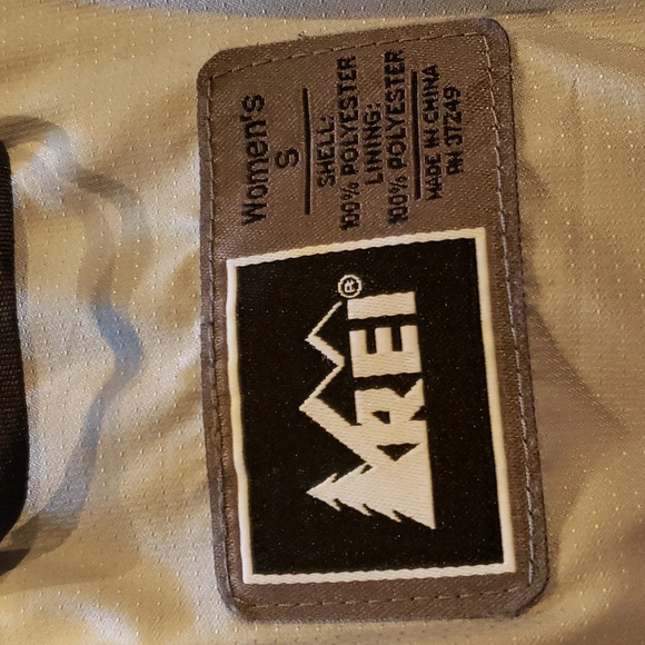 Rei lightweight green hooded full zip pocket jacket - Picture 6 of 8